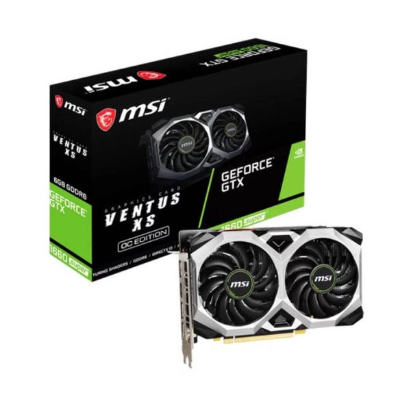 MSI | การ์ดจอ Geforce GTX 1660 Super Ventus XS OC 6GB GDDR6 192 Bit VGA