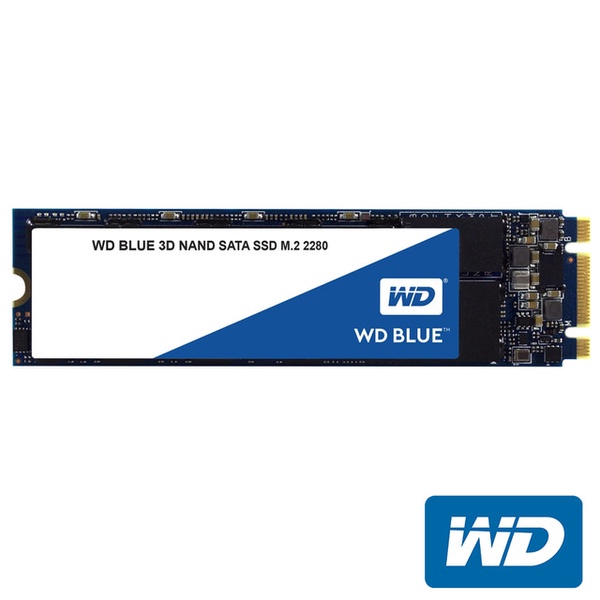 【WD 威騰】藍標SSD M.2 SATA 3D NAND固態硬碟