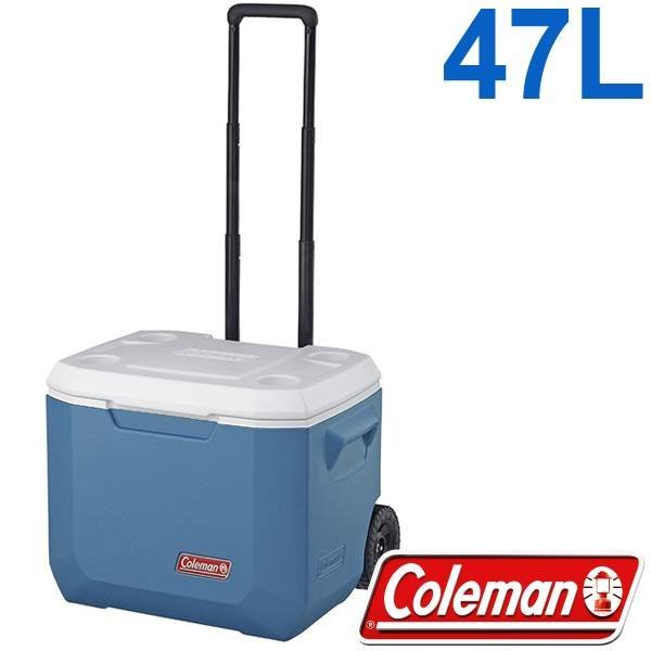 【美國Coleman】XTREME冷冽藍拖輪冰箱47L(CM-3087)