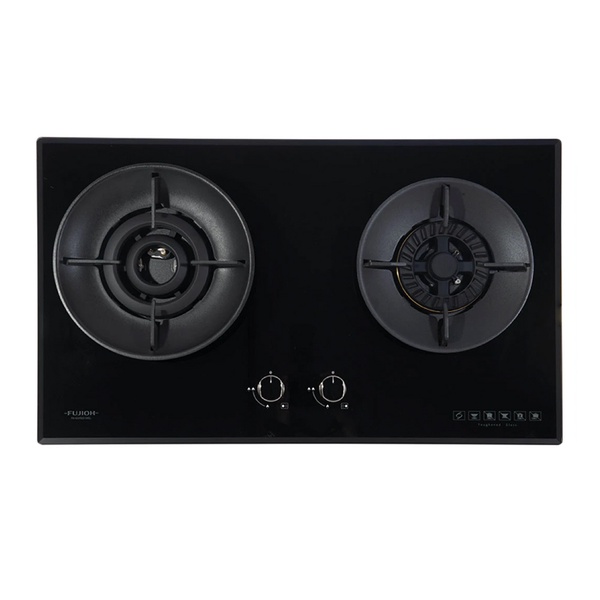 FUJIOH | FH-GS7020 SVGL 2 BURNER DOUBLE INNER FLAME GLASS GAS HOB