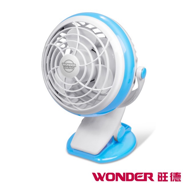 【WONDER旺德】夾立式USB電池隨行風扇 WH-FU04