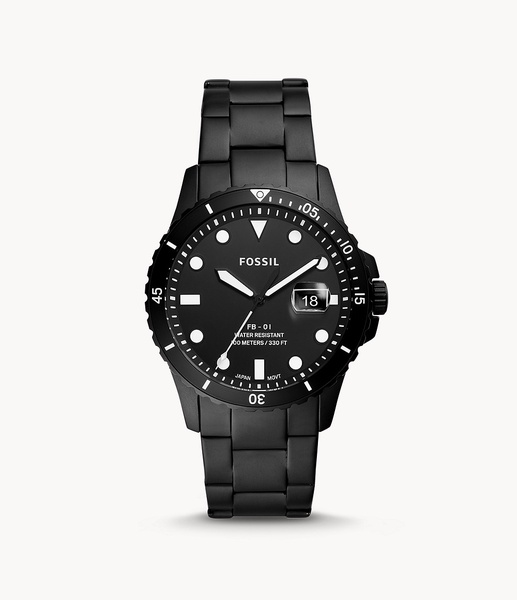Fossil | FS5659 Three-Hand Date Rotating Black Bezel Men's Watches