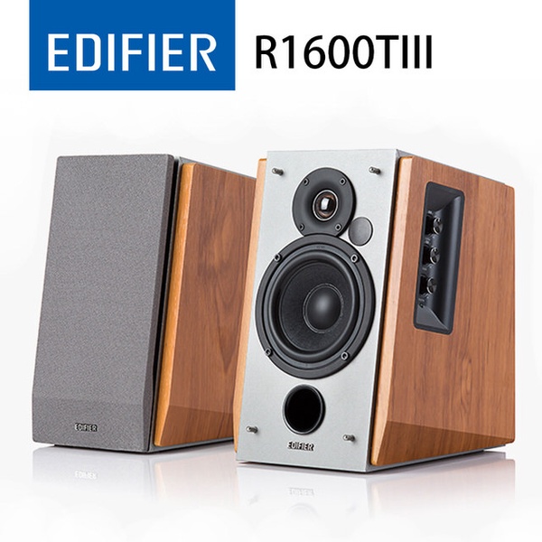 【EDIFIER】2.0聲道 多媒體木質HiFi喇叭 二件式(R1600TIII)