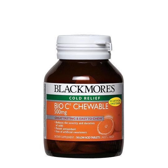 Blackmores | Bio C Chewable 500mg 50 Tablets