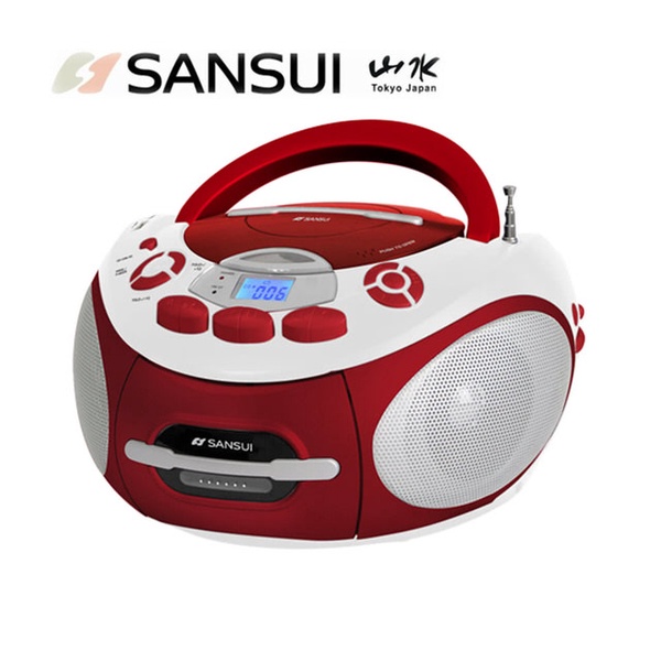 【SANSUI 山水】CD/MP3/USB/SD/AUX/卡帶手提式音響(SC-85C)