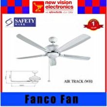 Fanco   Ceiling Fan Titanium Air Track 56-inch