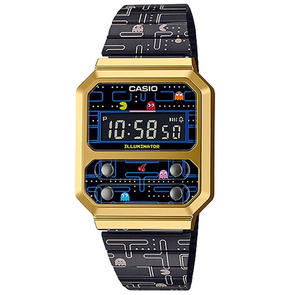 Casio |  A100WEPC-1B PAC-MAN Digital Vintage Watch