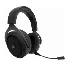 Corsair | หูฟังเกมมิ่งไร้สาย Corsair HS50 STEREO Blue Gaming Headset