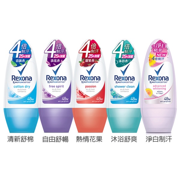 【Rexona 蕊娜】爽身香體露(50ML)