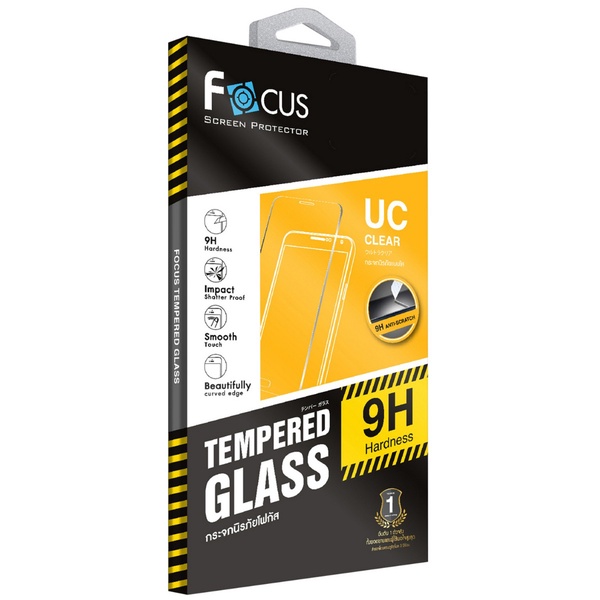 Focus screen protector | โฟกัส ฟิล์มกระจกกันรอยแบบใสสำหรับ oppo