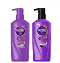 SUNSILK | แชมพูและครีมนวดสำหรับผมตรงสวย SUNSILK Perfect Straight Purple Shampoo + Conditioner