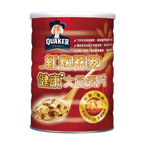 【桂格】紅麴蕎麥健康大燕麥片
