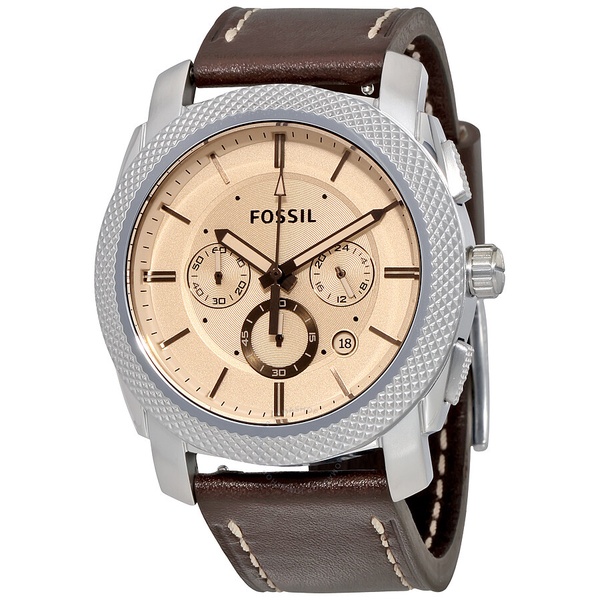 Fossil | FS5170 Machine Chronograph Dark Brown Leather Watch