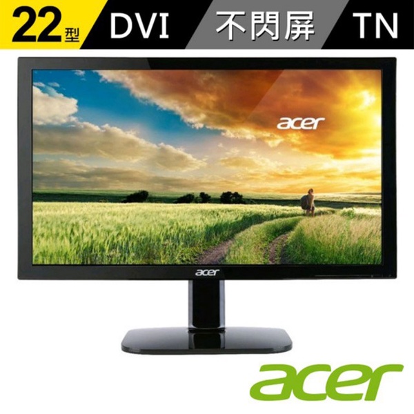 acer|KA220HQ 22型 FullHD 不閃屏 濾藍光 螢幕