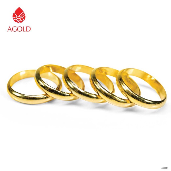 AGOLD | แหวนทองคำแท้ 96.5% น้ำหนัก 0.6 กรัม