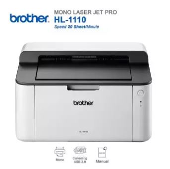 Brother | บราเธอร์ส เครื่องพิมพ์เลเซอร์ขาวดำ  รุ่น HL-1110 Mono Laser Jet Pro Printer