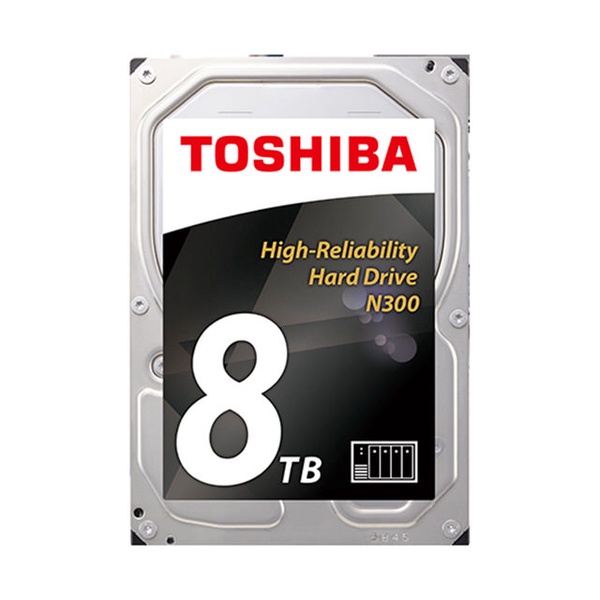 【TOSHIBA 東芝】8TB 3.5吋 7200轉 N300 NAS硬碟(HDWN180AZSTA)