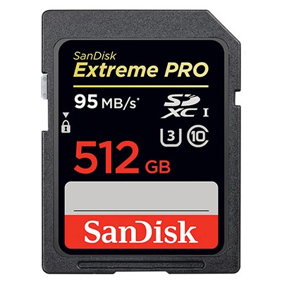 SanDisk Extreme Pro SDHC UHS-I 512GB 記憶卡