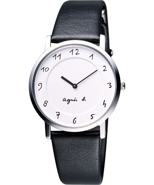 agnes b. 法國時尚簡約風情腕錶BG4001P1