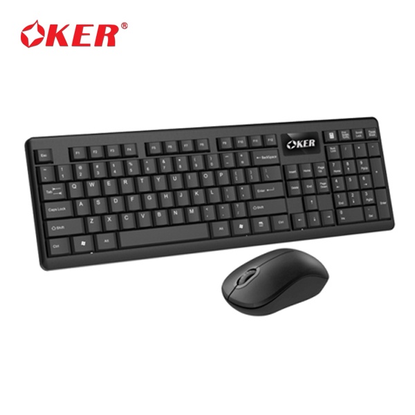 OKER | เซ็ทคีย์บอร์ด + เม้าส์ไร้สาย Wireless Keyboard Mouse Combo Set รุ่น K2600