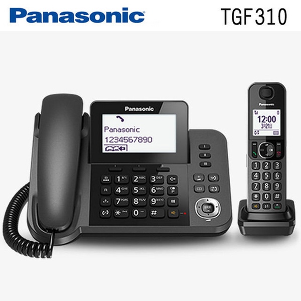 【Panasonic 國際牌】KX-TGF310 TW 中文子母機數位無線電話