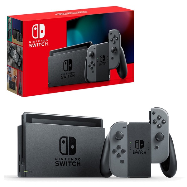 Nintendo Switch (Grey Console) เครื่องเล่นเกมส์ นินเทนโดสวิทช์