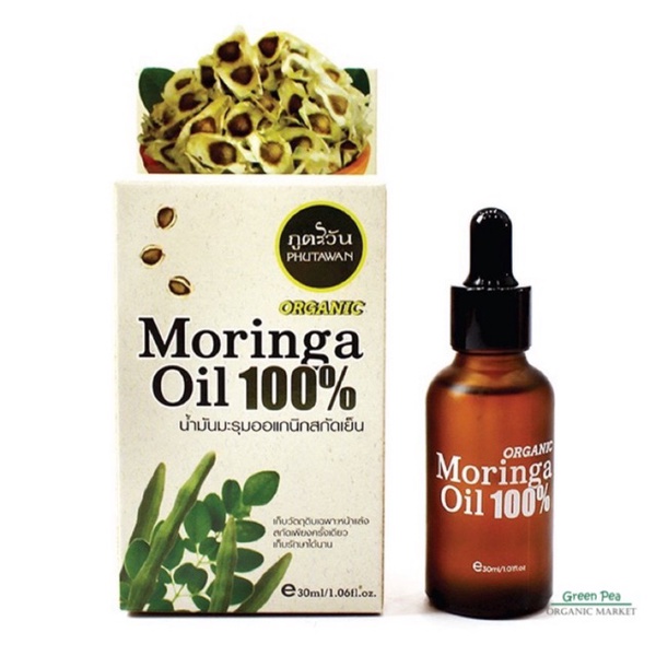 ภูตะวัน | Organic Moringa oil น้ำมันมะรุม ออร์แกนิค สกัดเย็น