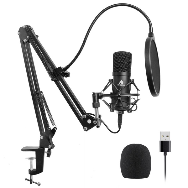 Maono | AU-A04 USB 192KHZ/24BIT Professional Podcast Condenser Microphone