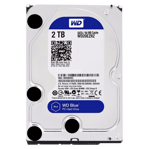 【威騰 WD】藍標 WD20EZRZ 2TB 3.5吋 SATA硬碟