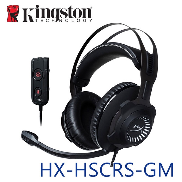 【KingSton 金士頓】HyperX Cloud Revolver S 電競耳機(HX-HSCRS-GM)