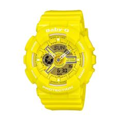 CASIO | นาฬิกาข้อมือผู้หญิง รุ่น CASIO Baby-G BA-110BC สีเหลือง