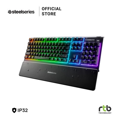 SteelSeries | คีบอร์ดเกมมิ่ง RGB รุ่น Apex 3