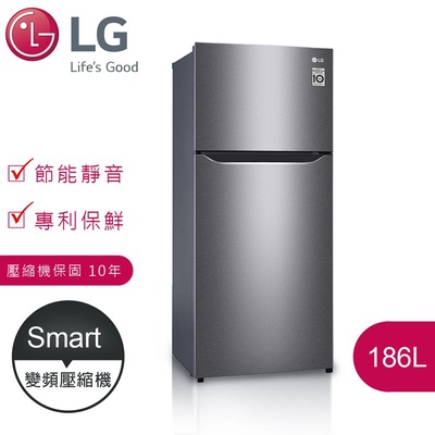 【LG 樂金】186公升變頻上下門冰箱(GN-I235DS)