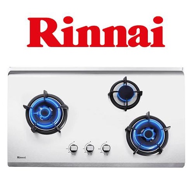 RINNAI | RB-93US Stainless Steel Hob 3 Burner Built-In Hob