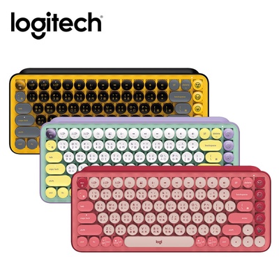 Logitech | POP Keys Wireless Mechanical Emoji Keyboard