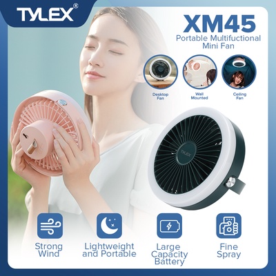 TYLEX | XM45 Portable Multifunctional Fan with LED Light