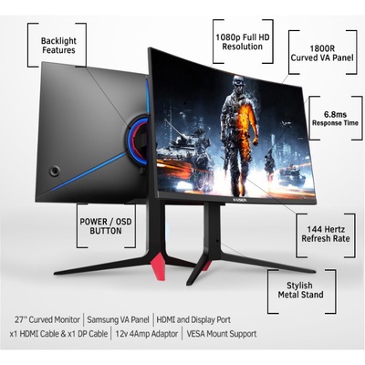 NVISION | GT24MV 24 INCH 144HZ IPS GAMING MONITOR