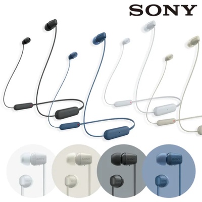 SONY 索尼 | WI-C100 無線頸掛入耳式藍芽耳機