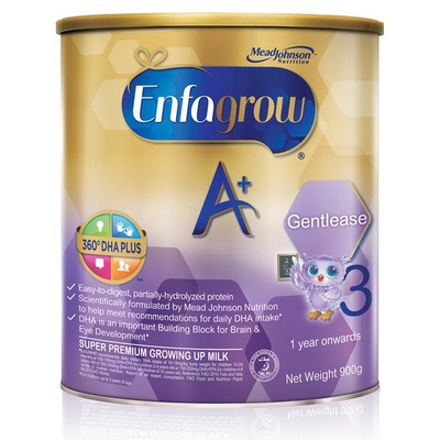 Enfagrow A+ | Stage 3 Gentlease Baby Formula Milk Powder 360 DHA PLUS (1-3Y)