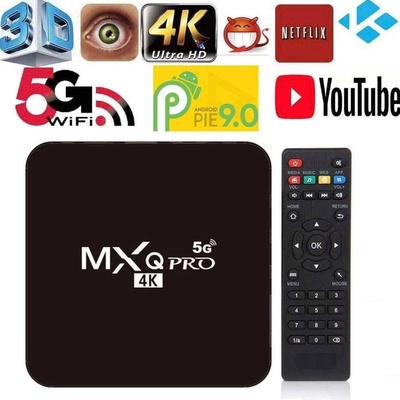 MXQ | Smart Android 9.0 Pro Tv Box 4k 5G 64Gb