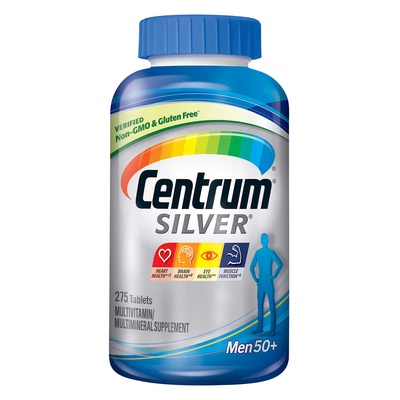 Centrum | Silver Men 50+ Multivitamin Supplement (275 Tablets)