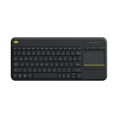 Logitech | คีย์บอร์ดไร้สายพร้อมทัชแพด Wireless Touch Keyboard รุ่น K400 Plus