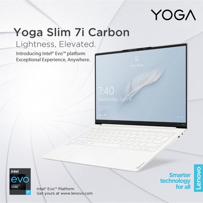 Lenovo | Yoga Slim7i Carbon รุ่น 13ITL5-82EV003LTA (13.3 QHD/i7-1165G7/RAM 16GB/Intel Iris Xe/1TB SSD/WIN10)