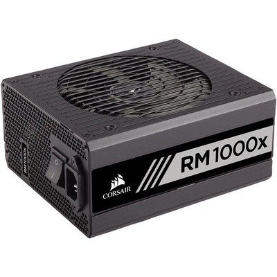 CORSAIR | อุปกรณ์จ่ายไฟ ขนาด 1000W 80 PLUS GOLD รุ่น RM1000X