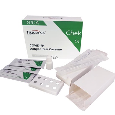 Gica | 2-in-1 Saliva & Nasal Covid-19 Antigen Kit ATK Home Use ชุดตรวจโควิด ATK Covid Test