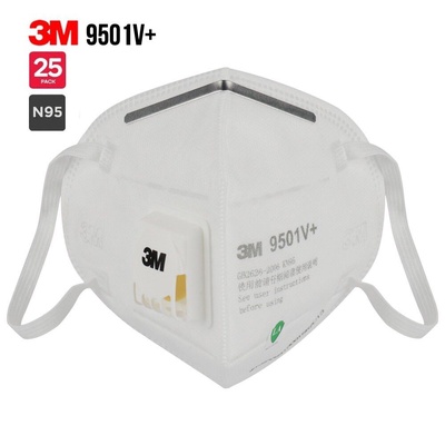3M | 9501V+ N95 Respirator Mask with Valve