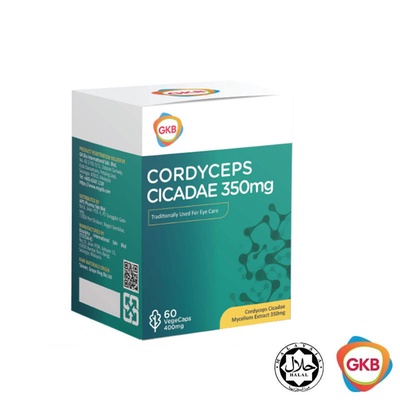 GKB CORDYCEPS CICADAE (虫草 金蝉花) 350MG VEGECAP 60S