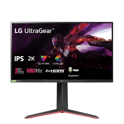 LG | 27GP850-B UltraGear 27-inch Nano IPS 2K 180Hz 1ms HDR G-Sync  Màn hình