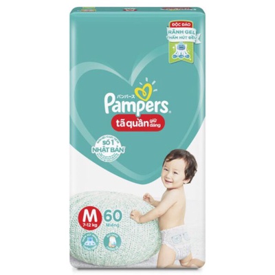 Pampers | Bỉm quần M60 (7-12kg)