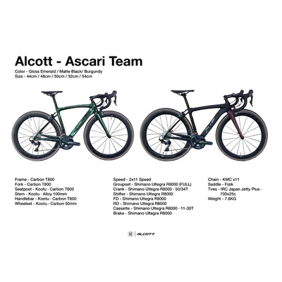 Alcott | Ascari Team Full Shimano Ultegra Roadbike